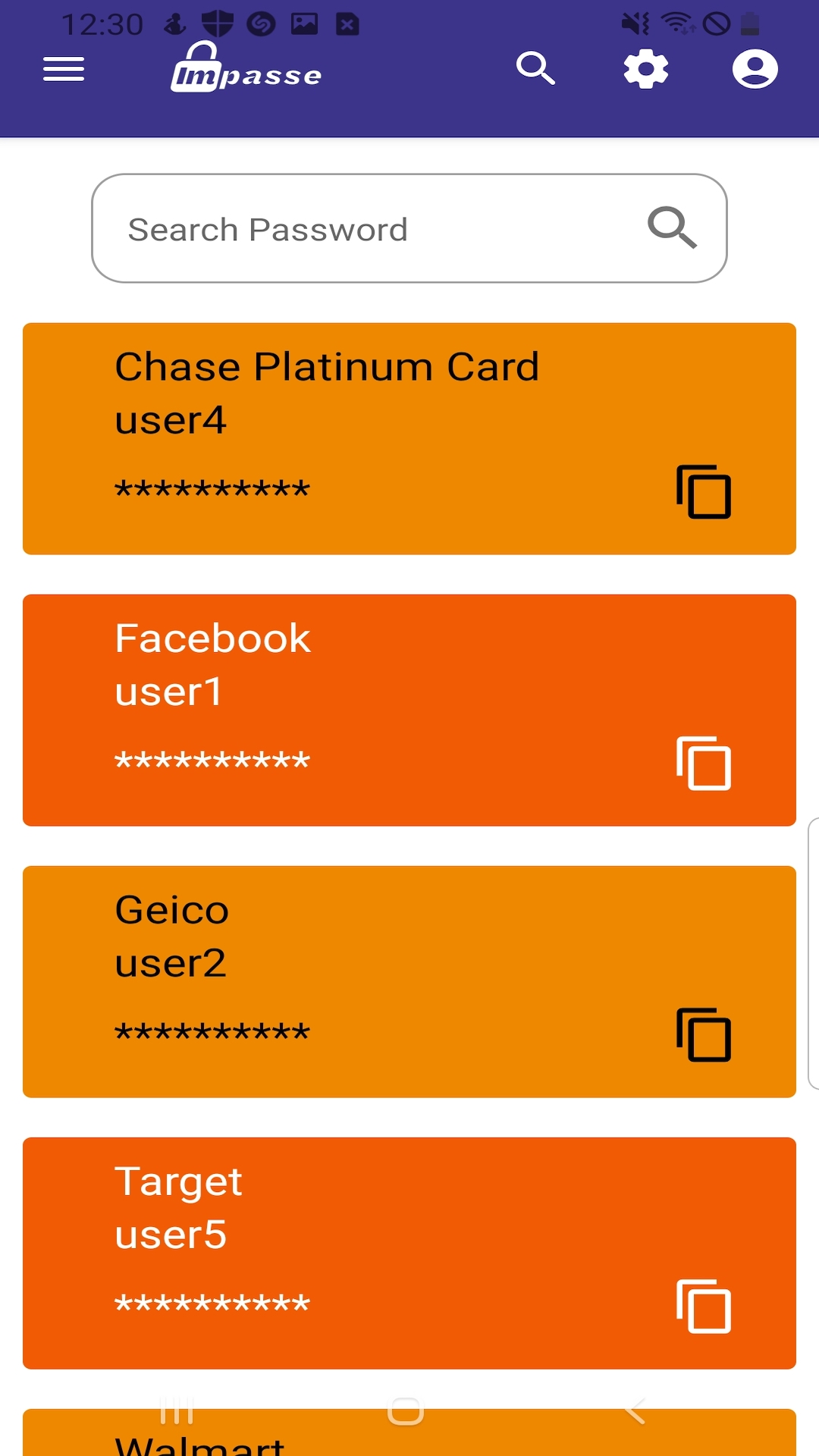 Impasse Software Screenshot